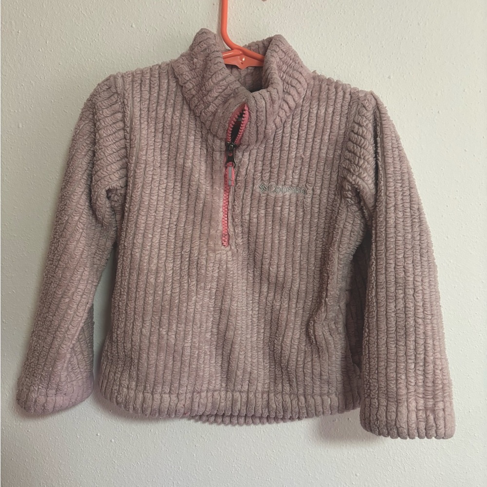 4T Columbia Quarter Zip Sweater